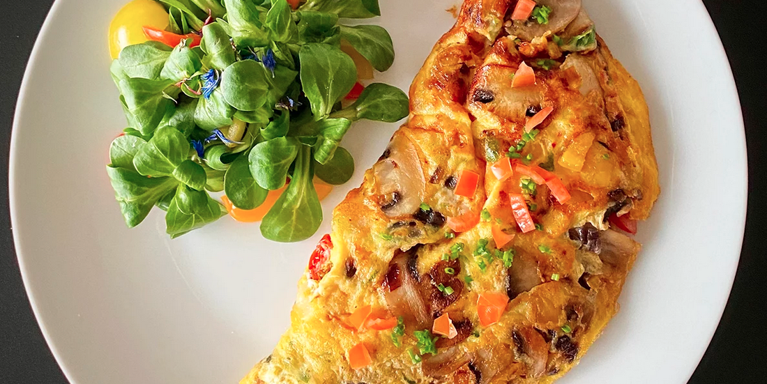 Pilz-Omelette mit Raclette Suisse®