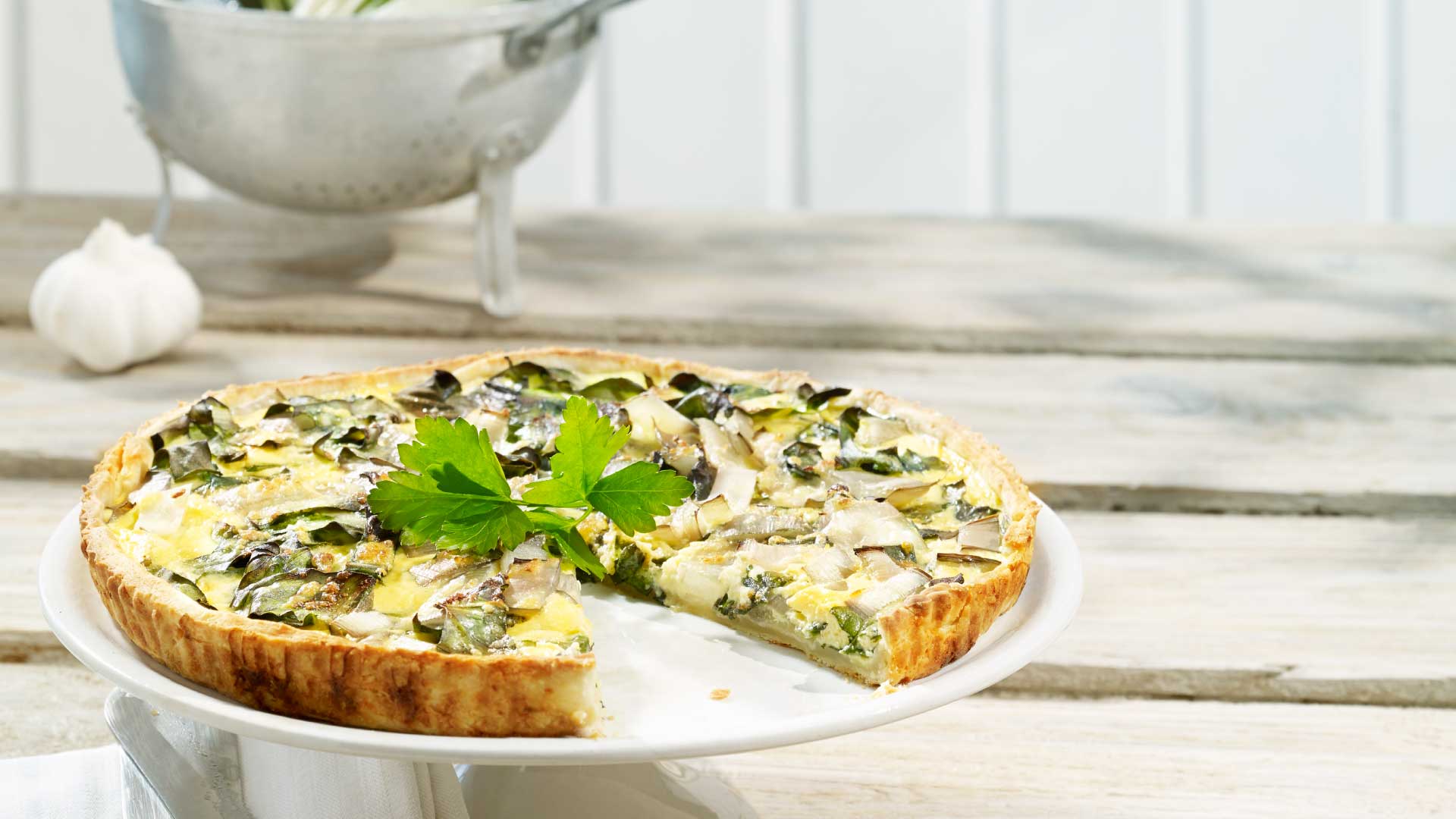 Mangoldquiche mit Schweizer Emmentaler AOP