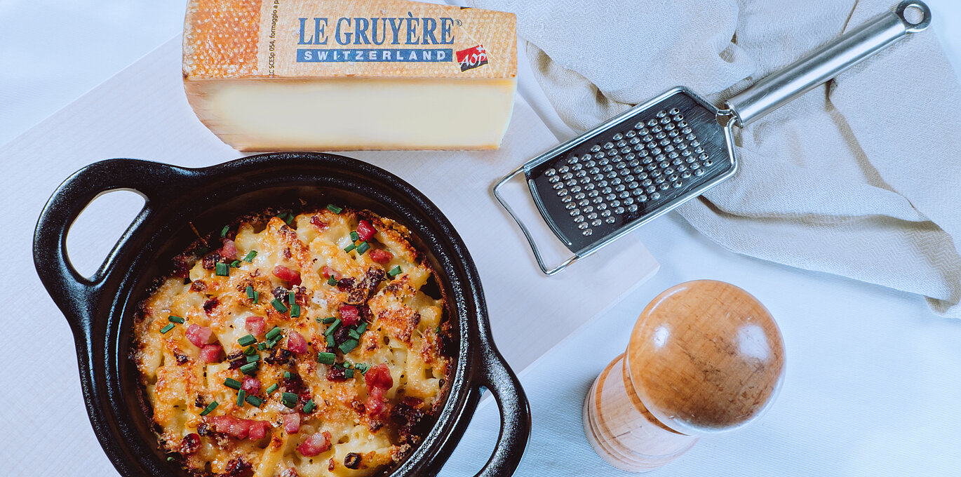 Mac and Cheese mit Le Gruyère AOP