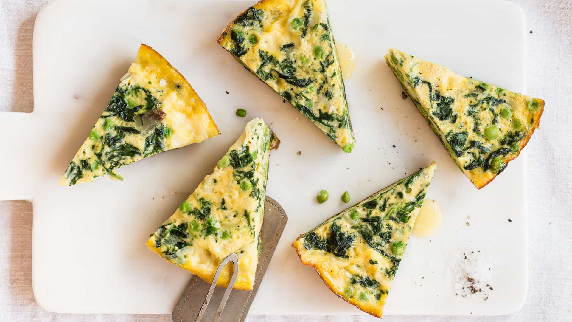 Frühlings-Frittata mit Schweizer Tilsiter