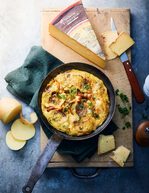 Tortilla mit Vacherin Fribourgeois AOP | Schweizer Käse