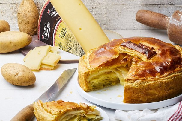 Kartoffelkuchen mit Vacherin Fribourgeois AOP | Schweizer Käse