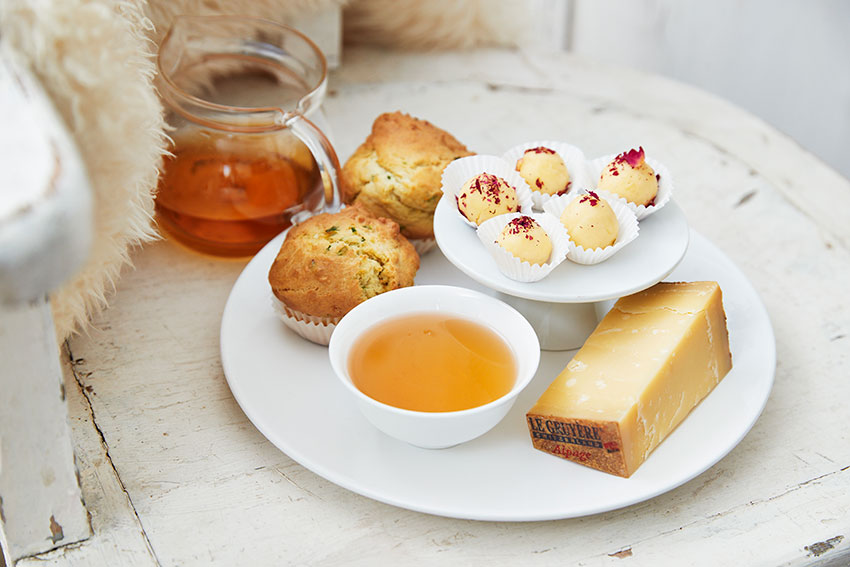 Muffins mit Le Gruyère AOP und Schnittlauch