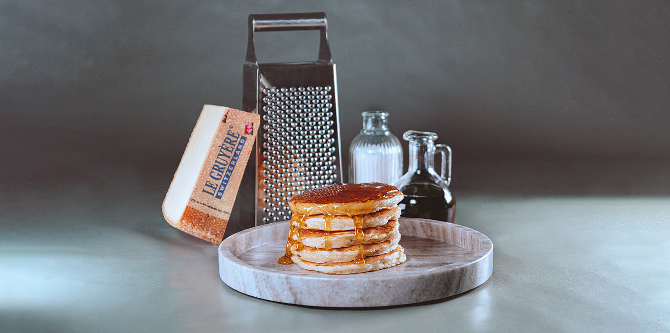 Pancakes mit Le Gruyère AOP