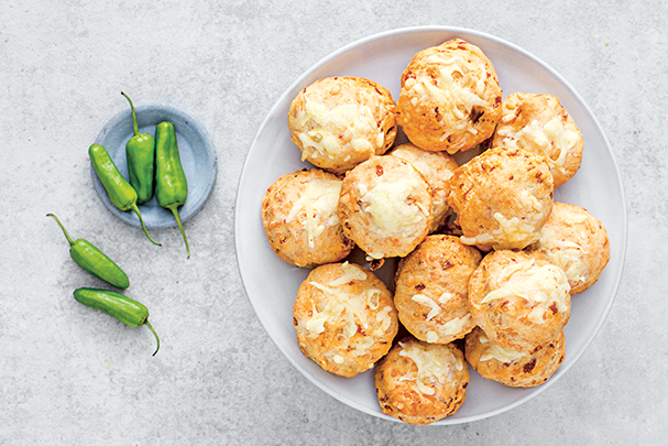 Spanische Scones mit Bündner Bergkäse