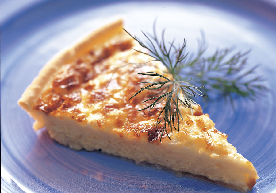 Würziger Käsekuchen mit Gruyère