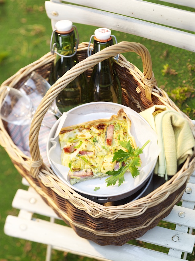 Fenchel-Stangensellerie-Quiche mit Le Gruyère AOP