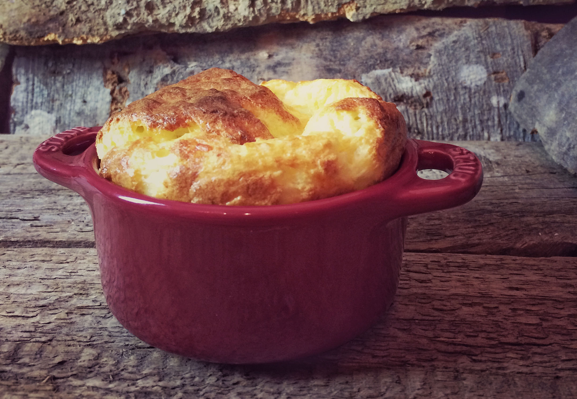 Käsesoufflé mit Vacherin Fribourgeois AOP