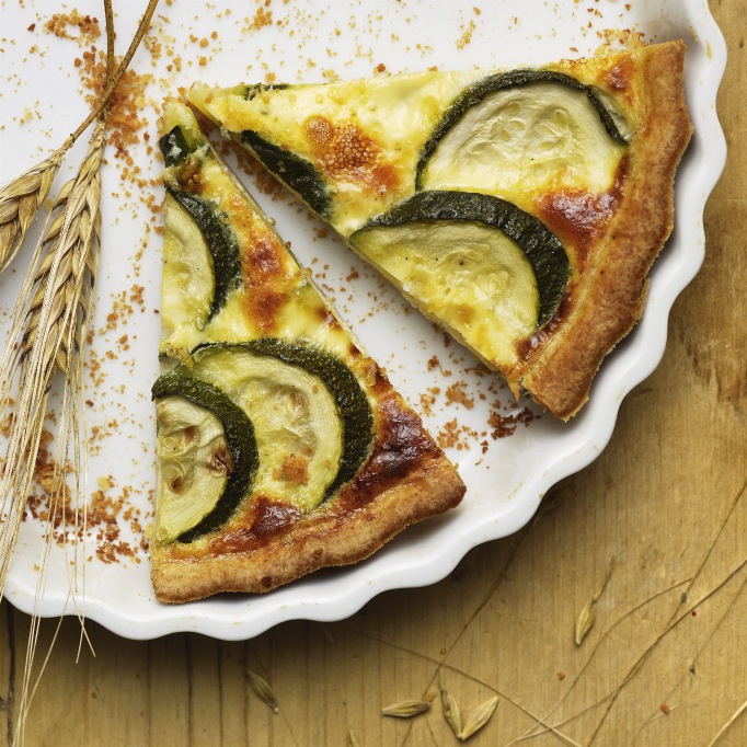 Zucchini-Tarte mit Minze und L´Etivaz AOP