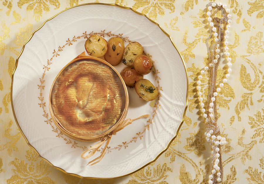 Vacherin Mont-d‘Or mit Kräuterkartoffeln