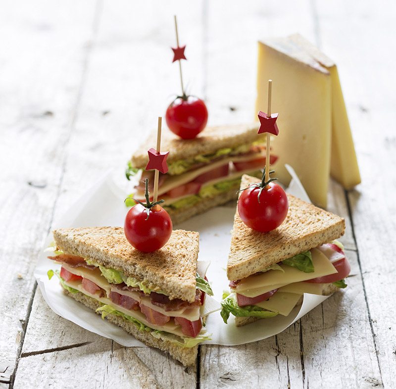 BLT-Sandwich mit Le Gruyère AOP