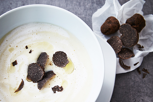 Käsesuppe mit L’Etivaz AOP und Trüffel